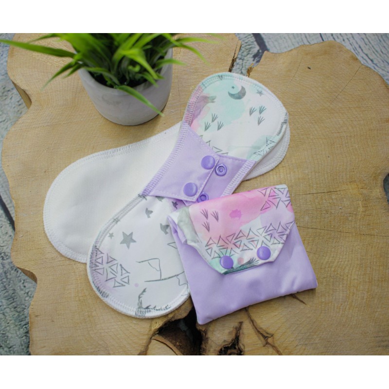 Watercolor woodland - Sanitary pads - Made to order